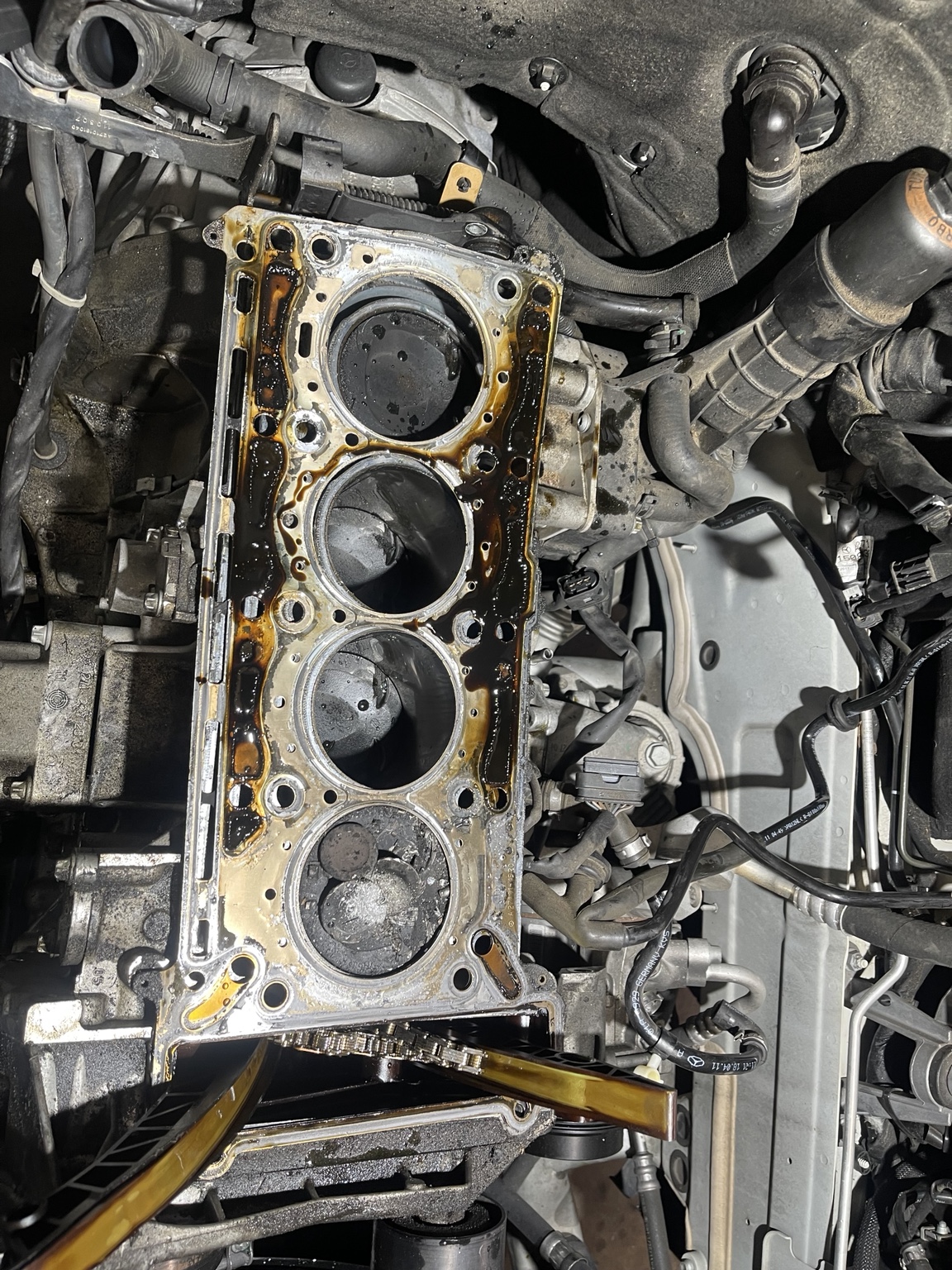 Engine teardown for mechanical diagnosis